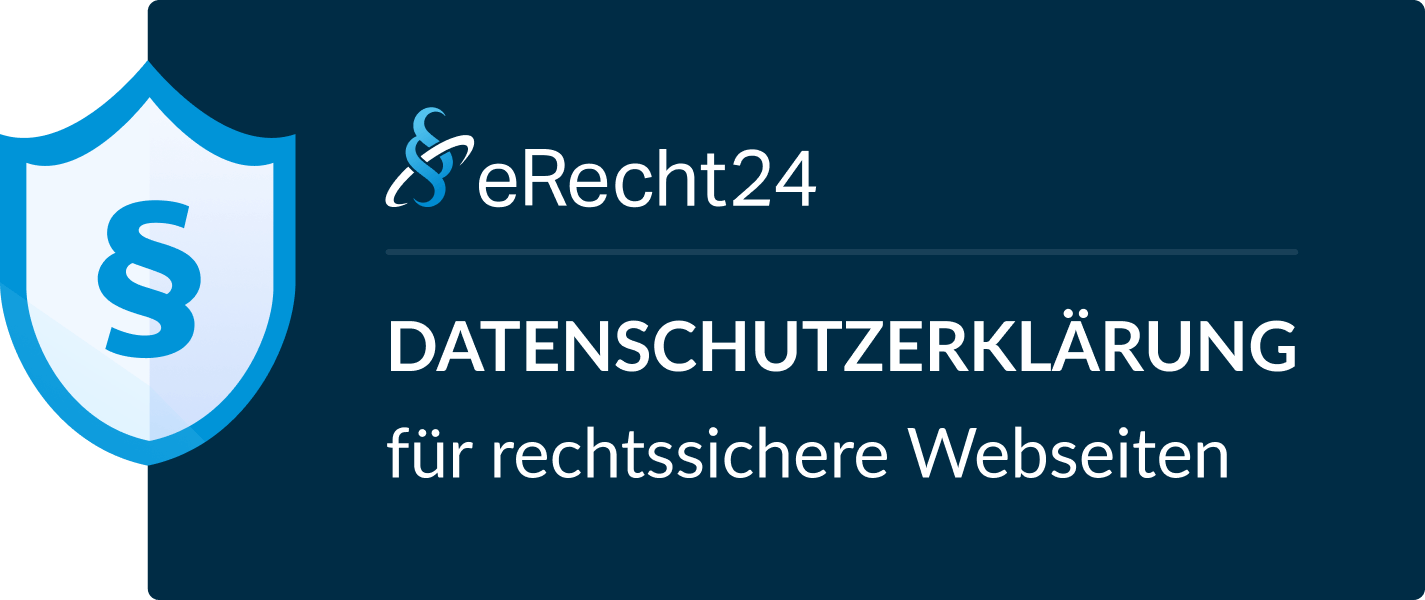 eRecht24 Datenschutzerklärung für rechtssichere Webseiten eRecht24 Datenschutzerklärung für rechtssichere Webseiten